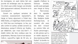 Évocation de la carte dans la revue Les Amis suisses de Tintin Évocation de la carte dans la revue Les Amis suisses de Tintin