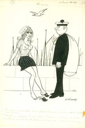 Georges Pichard - Dessin gag - Original Illustration