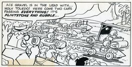 The FLINTSTONES Grand Prix detail