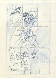 Le crayonné original de la planche 1, Chapitre 1 Le crayonné original de la planche 1, Chapitre 1