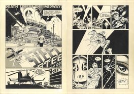 Planche originale - The Rocketeer, Volume 2, Cliff's New York Adventure