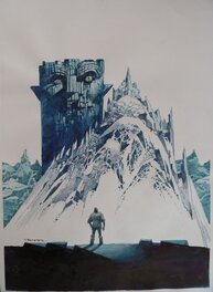 Sergio Toppi - Un Dieu mineur - Couverture originale