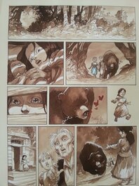 Fabrice Meddour - Blanche Neige - Planche originale