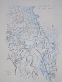 Paul Renaud - Red Sonja - Original art