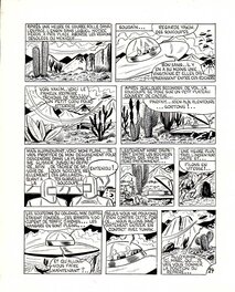 Jem - Marc "Alerte aux soucoupes volantes" - Planche originale