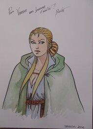 Fabio Bono - Demoiselle - Original Illustration