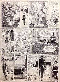 Christian Rossi - Jim Cutlass - L'alligator blanc planche 58 - Planche originale