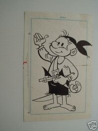 Le Vieux Nick et Barbe Noire, poster de la « Boutique Spirou », 1964.