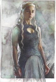 Fabrice Le Hénanff - Daenerys Targaryen - Original Illustration