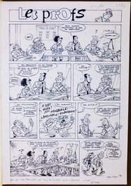 Pica - 900Ième mise en ligne - LES PROFS - voyons le cas de l'élève.... - Planche originale