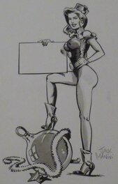 Jack Manini - Pin-Up de Noël - Original Illustration