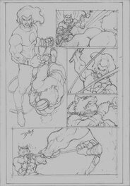 Ed Benes - Thundercats - The Return #2 p8 - Crayonné - Original art