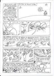 Mano Solo - Povtach & LA PLANETTE SEULTOU 1/2 - Planche originale