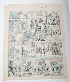 Eugène Gire - Les jumeaux Vaillants - Kam et Rah les terribles ... novembre 1962 - Comic Strip