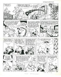 Greg - Affreuse  Mémé prise (part ouane) - Planche originale