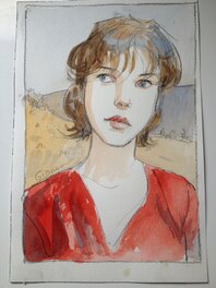 Jean-Pierre Gibrat - Cécile - Illustration originale