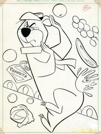 Frank McSavage - Yogi BEAR ! - Illustration originale