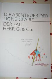 Dédicace dans le catalogue - Die Abenteuer der Ligne claire. Der Fall Herr G. & Co.  26.10.2013 – 9.3.2014