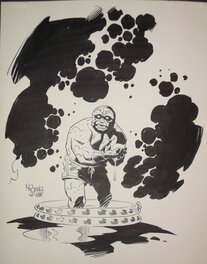 Mike Mignola - Darkseid - Illustration originale