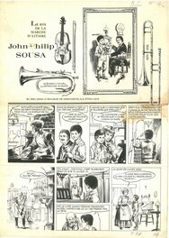 William Vance - John Philip Sousa, planche 1 - Planche originale