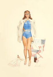 Illustration de pin-up