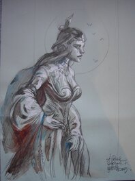 Gwendal Lemercier - Alya - Original Illustration