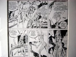 Jean-Claude Forest - Barbarella Semble lune - Planche originale