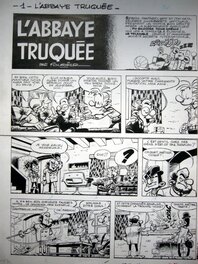 Jean-Claude Fournier - Spirou et Fantasio L'abbaye truquée - Comic Strip