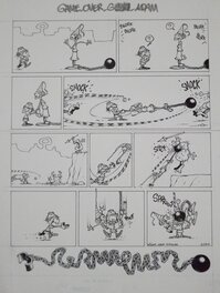 Planche originale - Game Over - gag 257