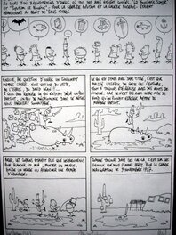 Lewis Trondheim - Le monde est petit 1 - Planche originale