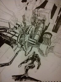 Lionel Marty - Robot 3 - Illustration originale