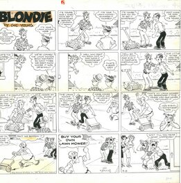 Chic Young - Blondie - Planche originale