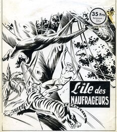André Oulié - L'ile des Naufrageurs - Original Cover