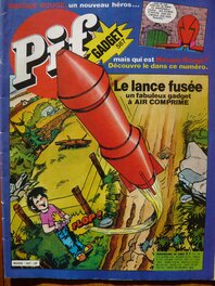 Annonce Masquerouge en couverture du Pif 587