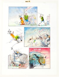 Arthur Suydam - Mudwogs "Golf" - Planche originale