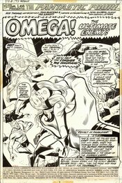 John Buscema - Fantastic Four 132 Splash - Planche originale