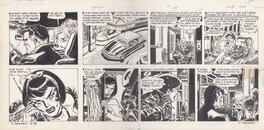 Frank Robbins - Sunday Johnny Hazard 24.09.1975 - Planche originale