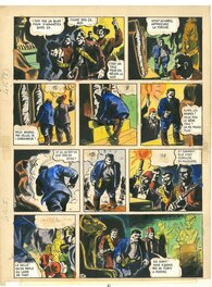 L'Épervier bleu - Planche originale