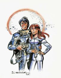 Jean-Claude Mézières - Valerian & Laureline - Illustration originale