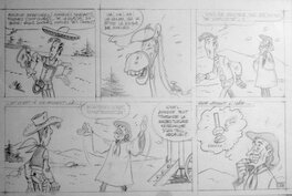 Michel Janvier - Lucky Luke 2 - Original art