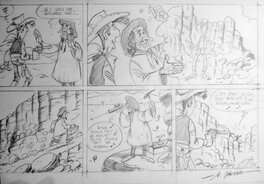 Michel Janvier - Lucky Luke - Original art