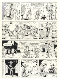 Achdé - Lucky Luke contre Pinkerton - Planche originale