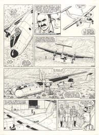 Francis Bergèse - Buck Danny - Planche originale