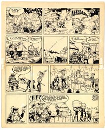 Albert Uderzo - Jehan Pistolet - Planche originale