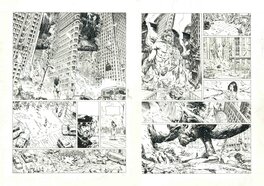 Planche originale - Prophet Tome 4, De profundis, planches 15-16