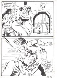 Dino Leonetti - Maghella #28 P85 - Planche originale