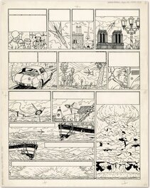 Jacques Martin - Guy Lefranc: "La Grande Menace" - Planche originale