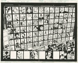 New AVENGERS #18 PAGE 20 & 21 DOUBLE PAGE SPLASH