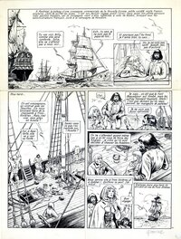 Les Pionniers du Nouveau Monde - Planche originale