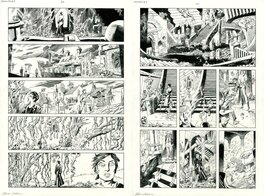 Kevin O'Neill - The league of extraordinary gentlemen 2009 - Planche originale